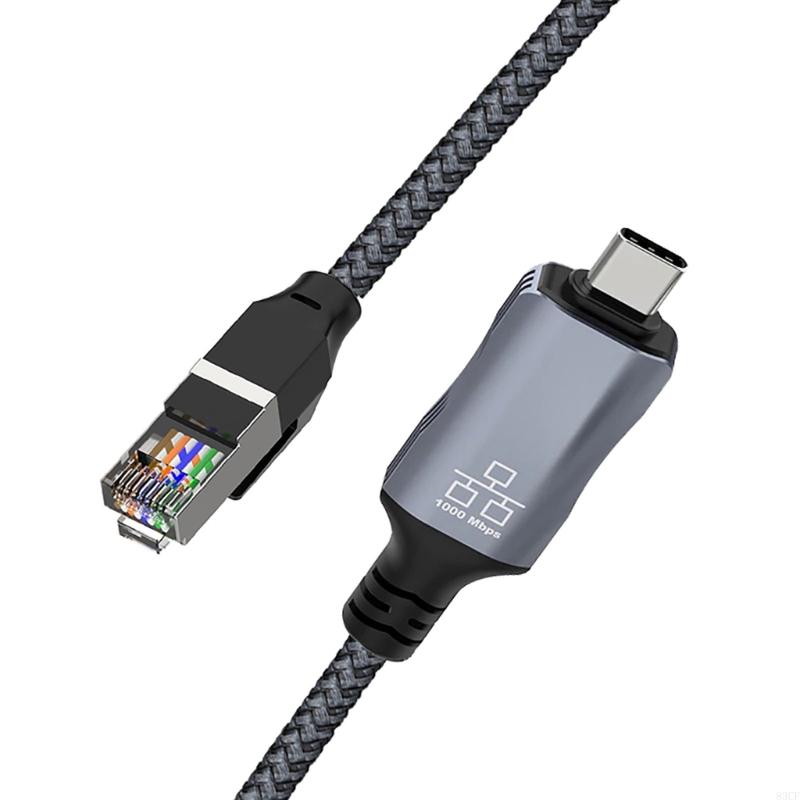 Braided Line - 5.9ft Braided Gigabit Ethernet Cable Type
