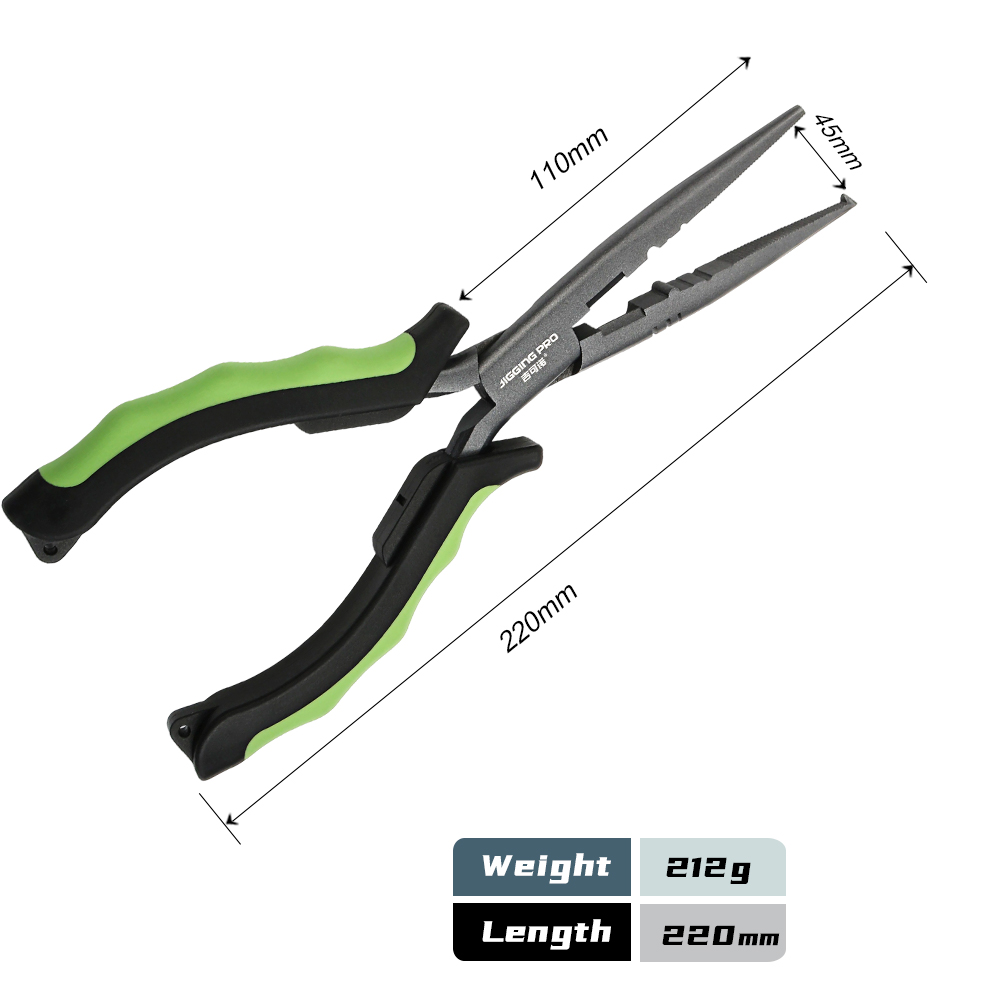 JIGGINGPRO Long Nose Fishing P - Saltwater Line recension och pris