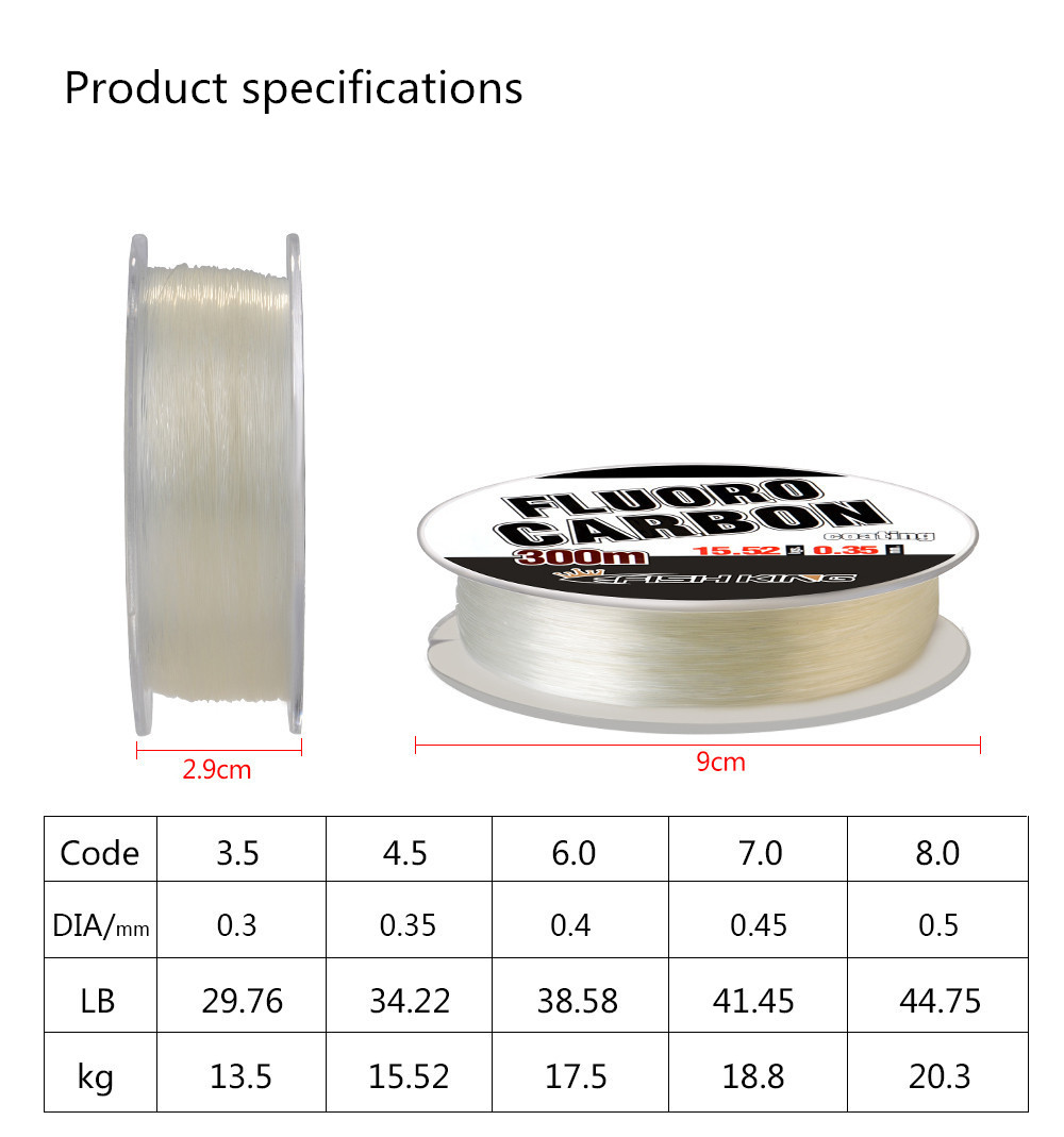 Full Tank Fluorocarbon Fishing - Copolymer Line recension och pris